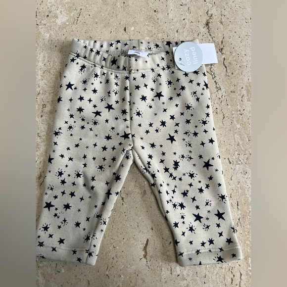 GAP Baby Girls' Cozy Leggings Bottoms 0-3 Month “Moonstone” Sherpa Lined - Picture 1 of 5
